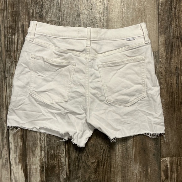 Daze White Denim Women Shorts Size 29 - Picture 10 of 11